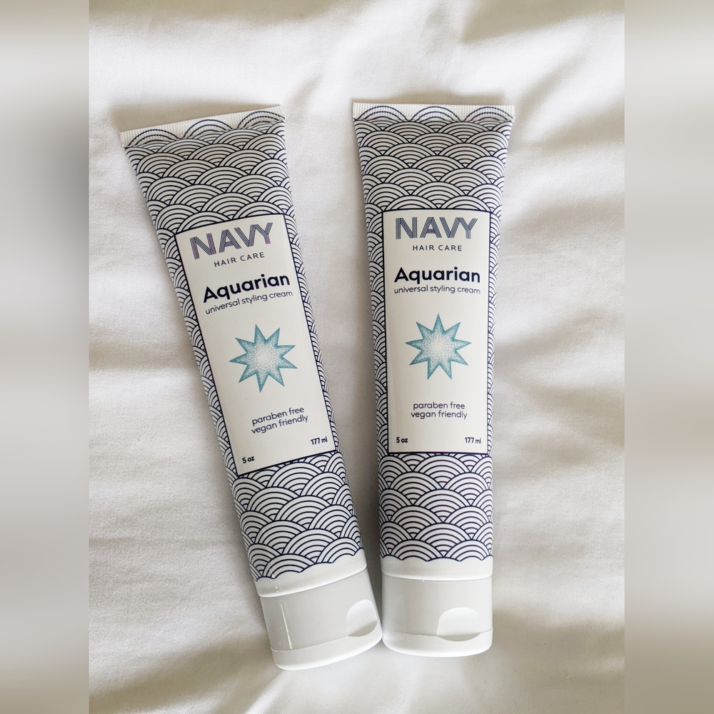 2 Navy Hair Care Aquarian Universal Styling Cream